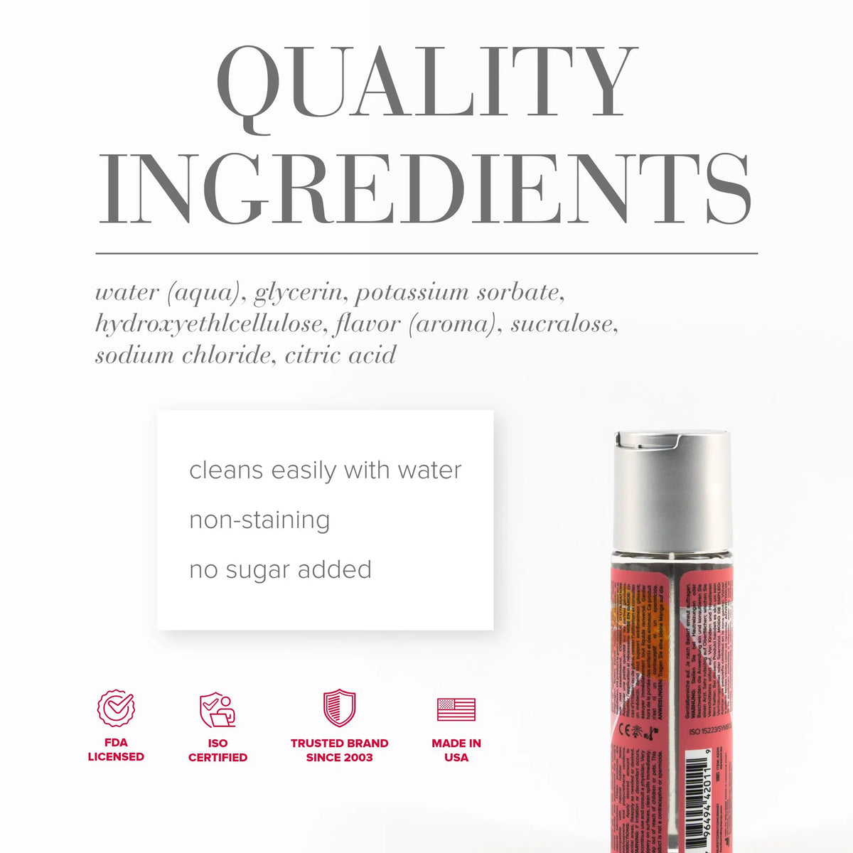 Jo COCKTAILS COSMOPOLITAN Flavoured Water Based Lubricant 2oz / 60ml