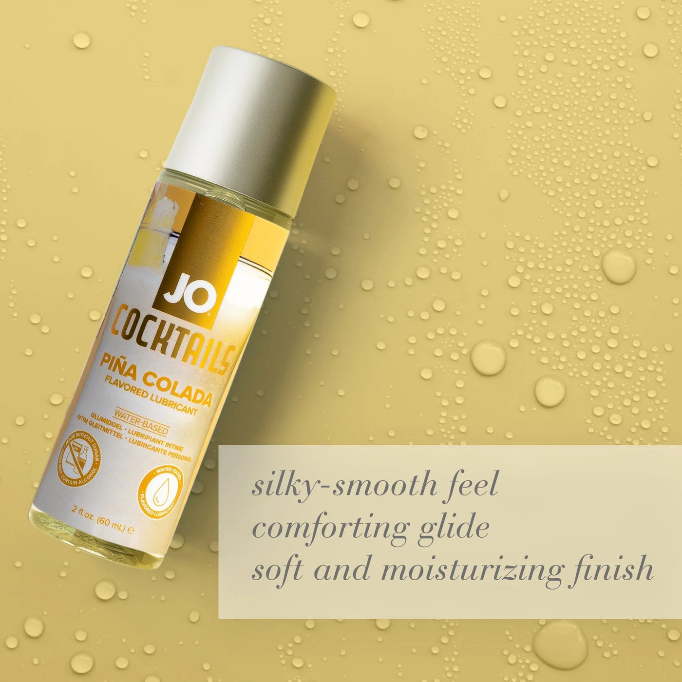 Jo COCKTAILS PINA COLADA Flavoured Water Based Lubricant 2oz / 60ml