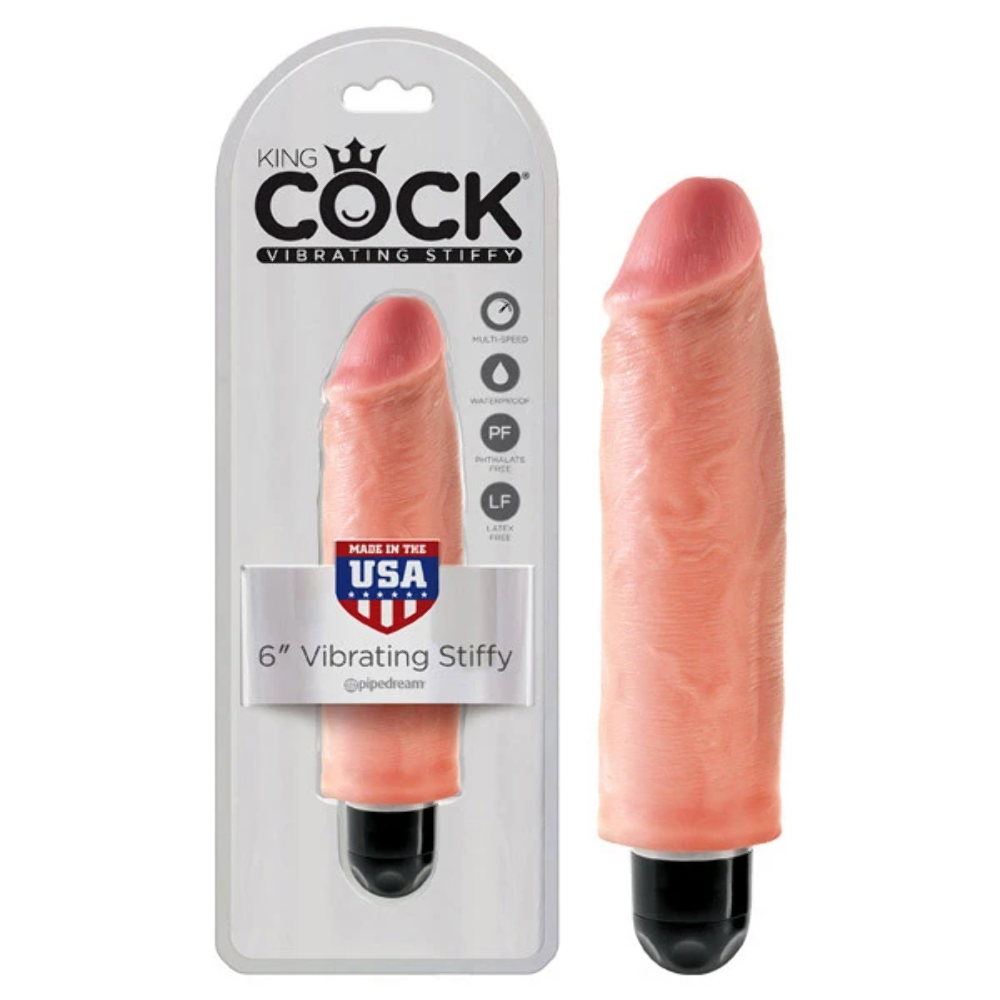 King Cock 6 Inch Vibrating Stiffy Realistic Vibrator - Flesh | Adult Super Stores - Adult Superstores Rockdale King Cock 6 Inch Vibrating Stiffy Realistic Vibrator - Flesh | Adult Super Stores - Adult Superstores Rockdale