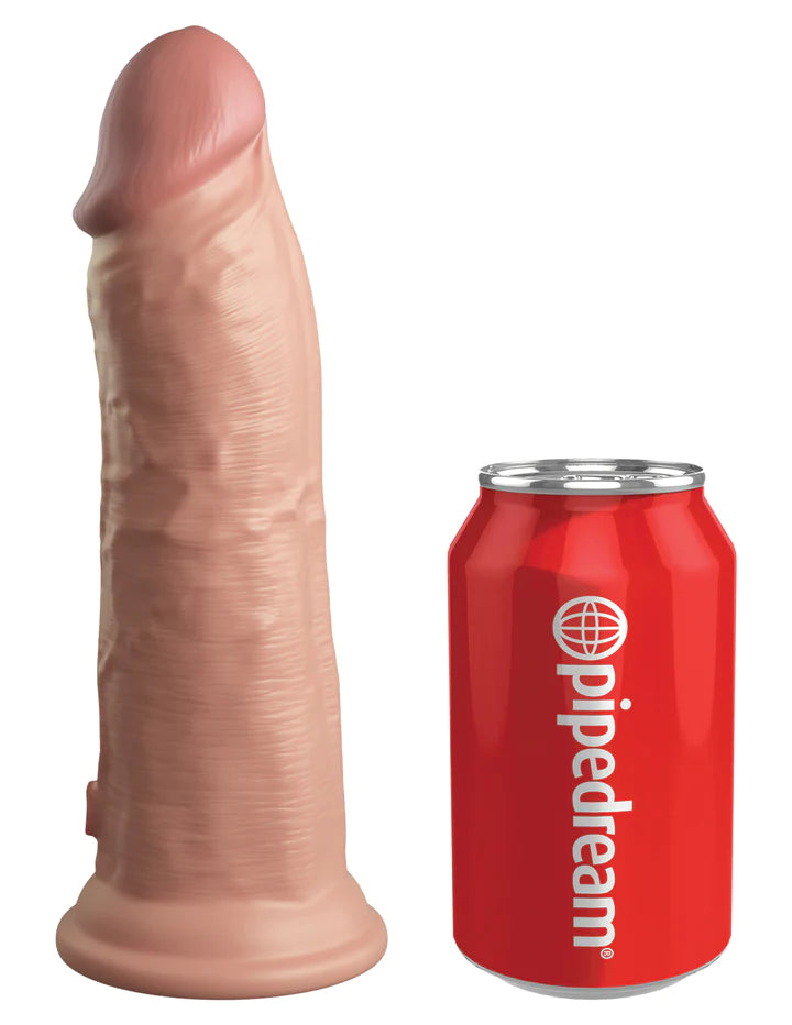 Pipedream King Cock Elite 8 inch Vibrating Dildo - Realistic Flesh Feel