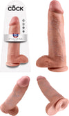 Pipedream King Cock Giant Realistic Dildo with Balls and Suction Cup Mount Base 12 inch
