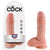 Pipedream King Cock Realistic Dildo with Balls and Suction Cup Mount Base 8 inch Flesh