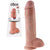 Pipedream King Cock Thick Realistic Dildo with Balls and Suction Cup Mount Base 11 inch Flesh