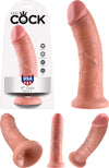 Pipedream King Cock Thick Realistic Dildo with Suction Cup Mount Base 8 inch