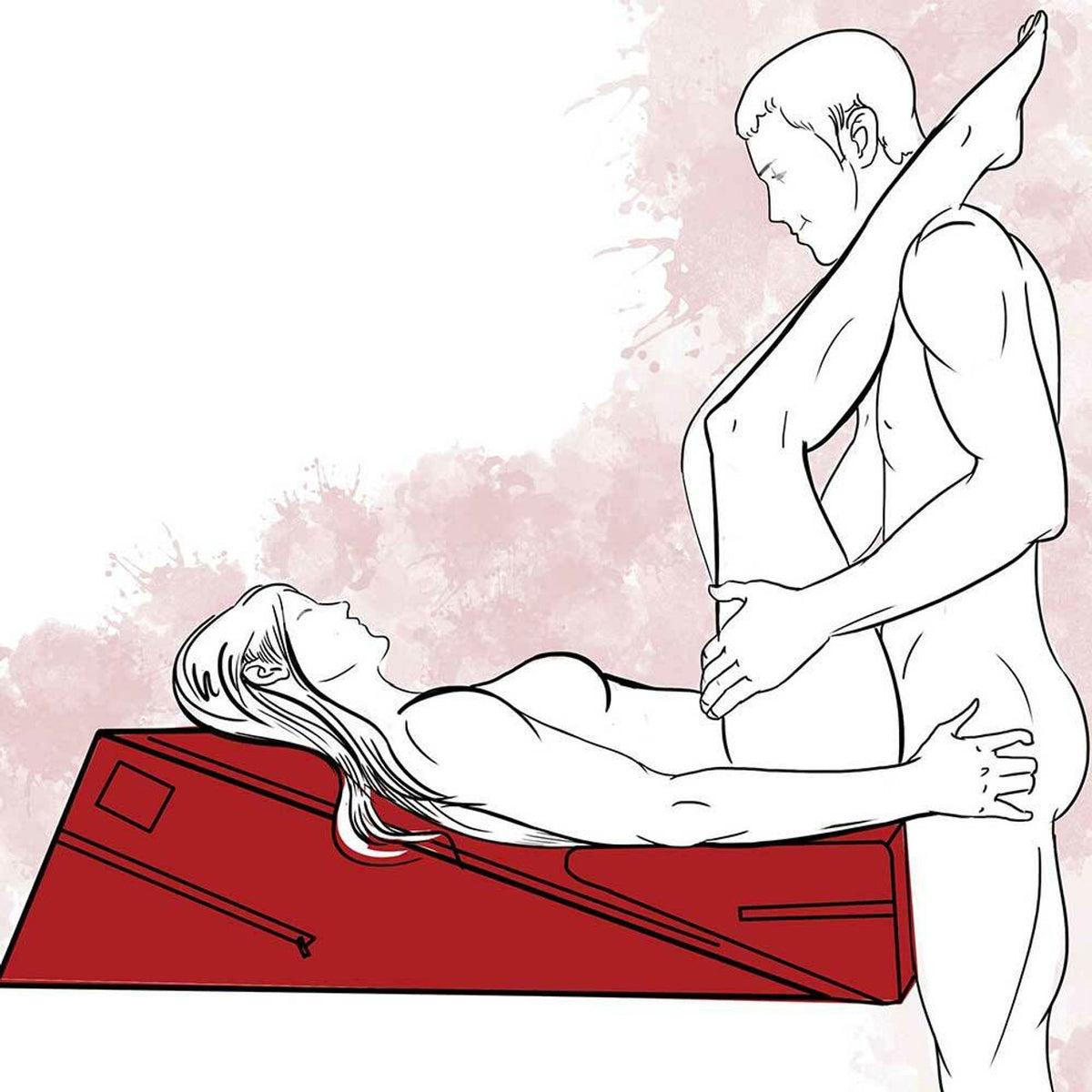 Liberator WEDGE RAMP COMBO Black Sex Furniture Pillow