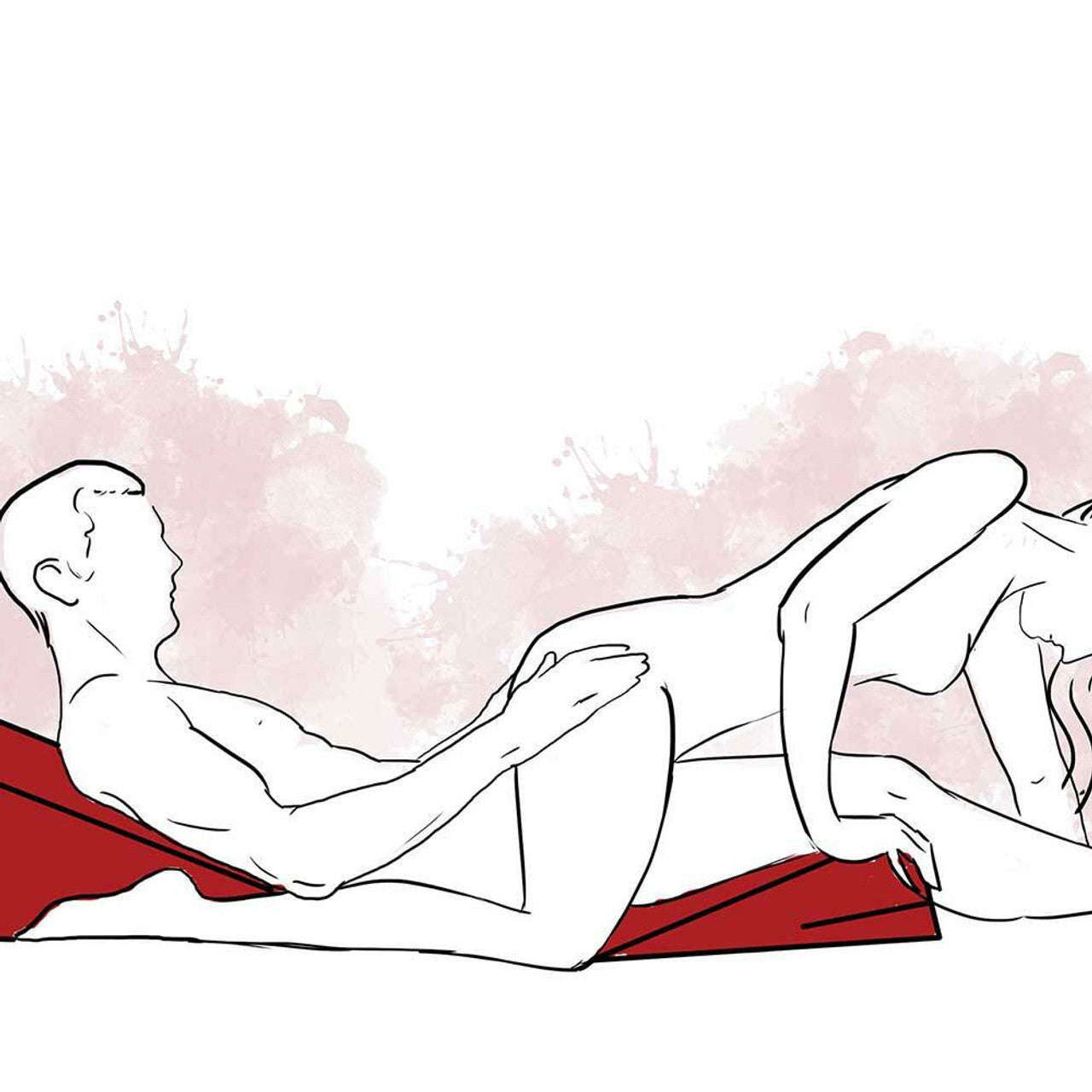 Liberator WEDGE RAMP COMBO Black Sex Furniture Pillow