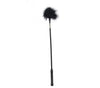Love in Leather Black Marabou Style Feather Tickler with Diamante Wrap Detail and Leatherette Handle Crop 