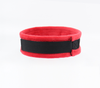 Love in Leather Fluffy Diamante SEXY Collar Red Black with O Ring