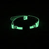Love in Leather Glow in The Dark Photoluminescent Faux Grained Leather Gag with Solid Black Ball