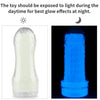 Lovetoy LUMINO PLAY GLOW IN THE DARK Ribbed Pleasure Tunnel Male Masturbator