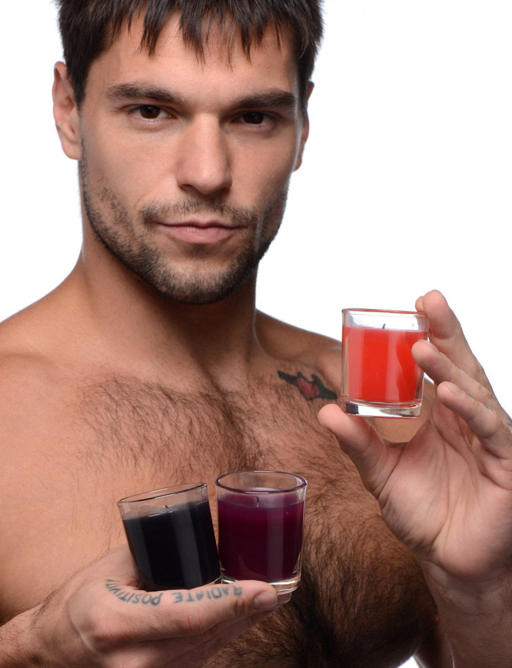 Master Series FLAME DRIPPERS WAX PLAY DRIP CANDLE Kit 3 Candles