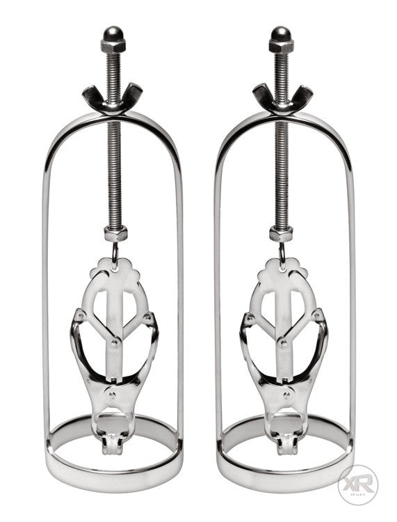 Master Series GUILLOTINE Stainless Steel Clover Clamp Nipple Stretchers