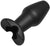 Master Series INVASION Large 5.25 inch Hollow Silicone Anal Plug Black Open Hole Butt Plug