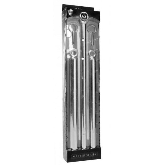 Master Series SPREAD ME ADJUSTABLE STEEL SPREADER BAR Silver