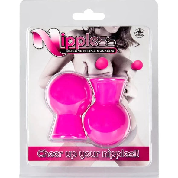Nippless Silicone Nipple Suckers Pink