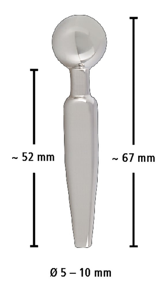 Orion Penis Plug Cum-Thru-Hollow Stainless Steel Plug