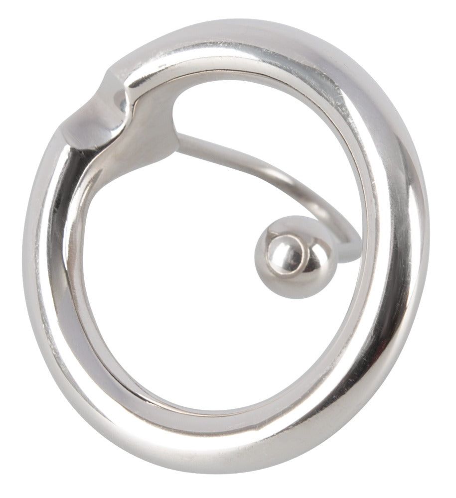 Orion Penis Plug Sterm Stopper with Glans Ring Ø 3 mm Stainless Steel with Rhinestone