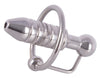 Orion Penis Plug Torpedo Plug with Glans Ring - Hollow Cum Thru Stainless Steel Plug Ø 28mm