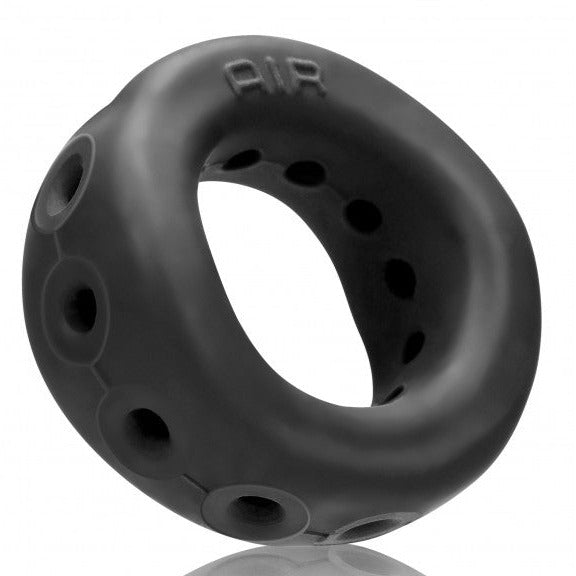 Oxballs AIR SPORT C RING Ice Black Stretchy Plus Silicone Airflow Cock Ring