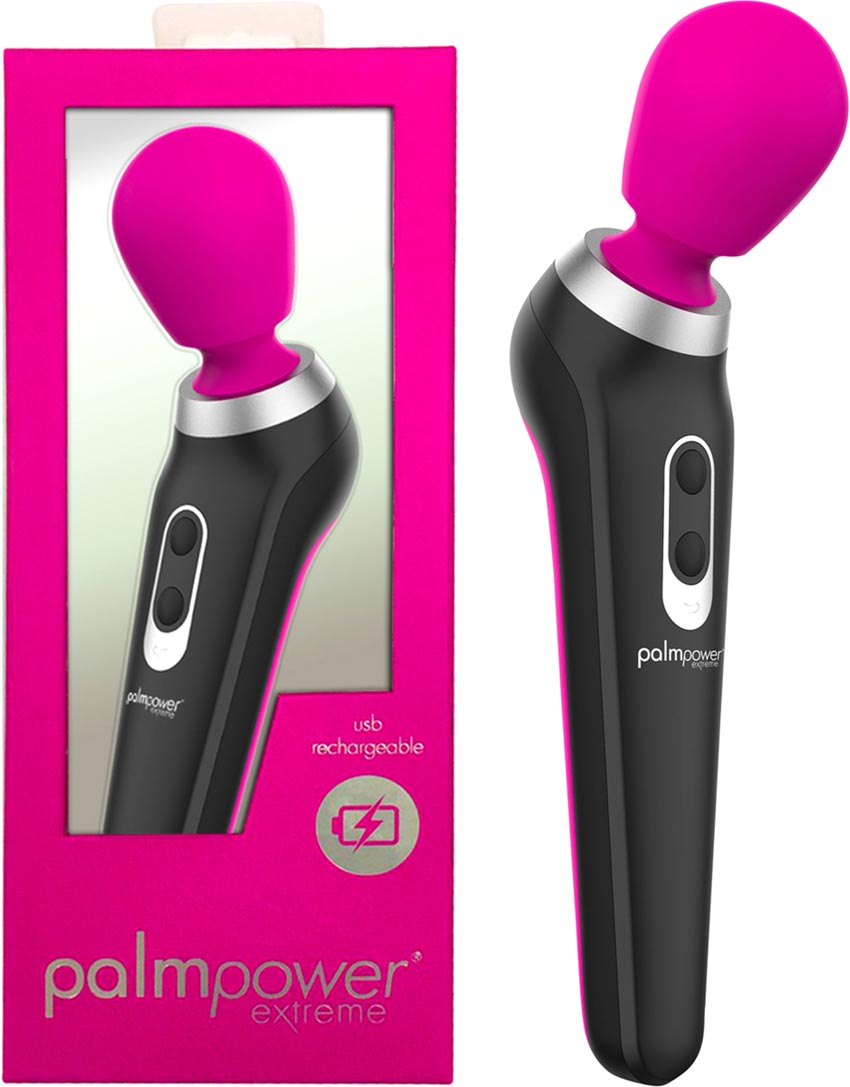 PalmPower EXTREME Cordless Rechargeable Body Wand Massager