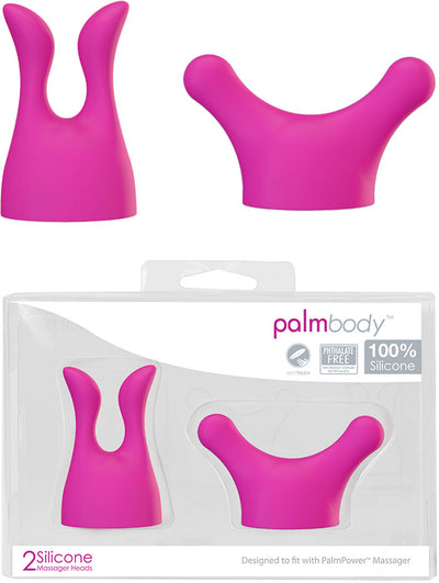 Palmpower Palmbody Attachments 2 Silicone Massager Heads
