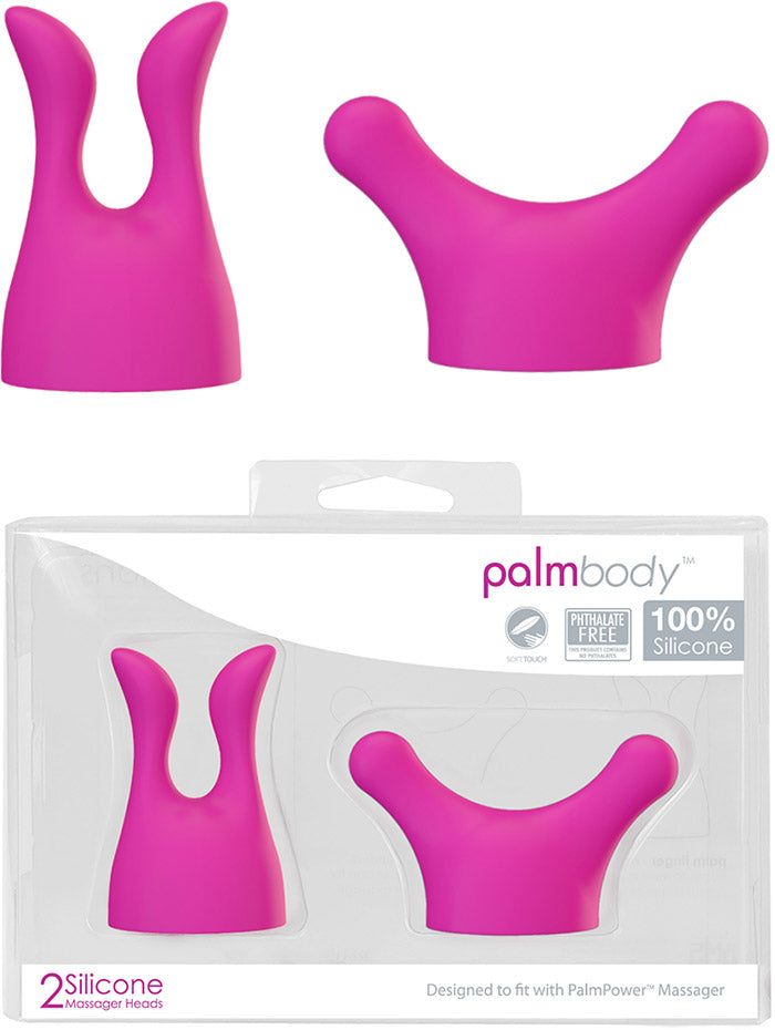 Palmpower Palmbody Attachments 2 Silicone Massager Heads