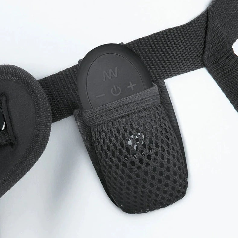 Pegasus 6 inch Curved Realistic G-Spot P-Spot Peg Rechargeable Remote Controlled Pegging Set includes Adjustable Harness