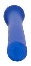 Penis Plug Piss Play with Stopper Ø 7 mm Blue Silicone Flexible Hollow Dilator