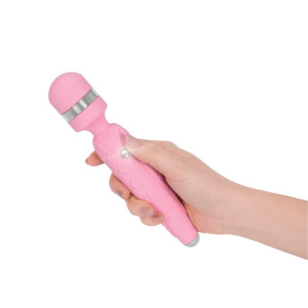 Pillow Talk CHEEKY Rechargeable Powerful Body Wand Massager with Swarovski Crystal