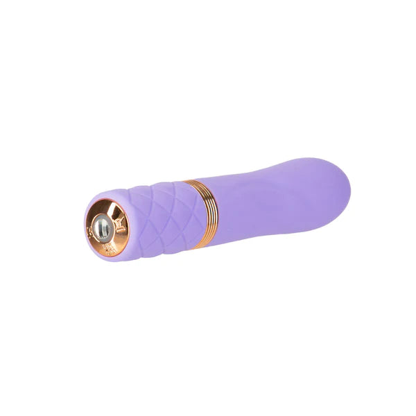 Pillow Talk FLIRTY Powerful Rechargeable Mini Bullet Vibrator with Swarovski Crystal - Special Edition Sensual Kit - Purple Hue