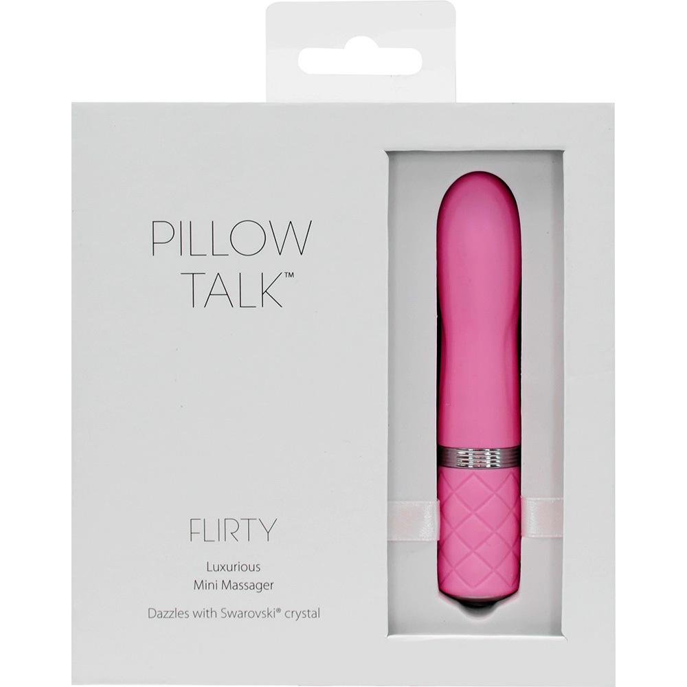 Pillow Talk FLIRTY Powerful Rechargeable Mini Bullet Vibrator with Swarovski Crystal