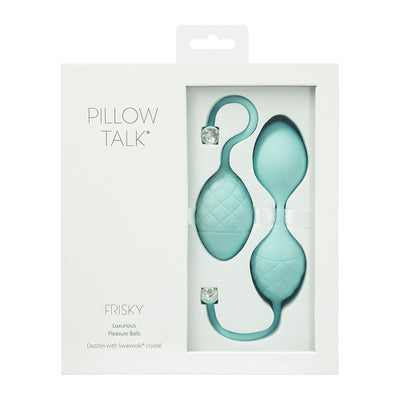 Pillow Talk FRISKY Luxurious Pleasure Kegel Balls with Swarovski Crystal