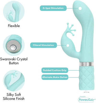 Pillow Talk KINKY Powerful Rechargeable Vibrator with Swarovski Crystal