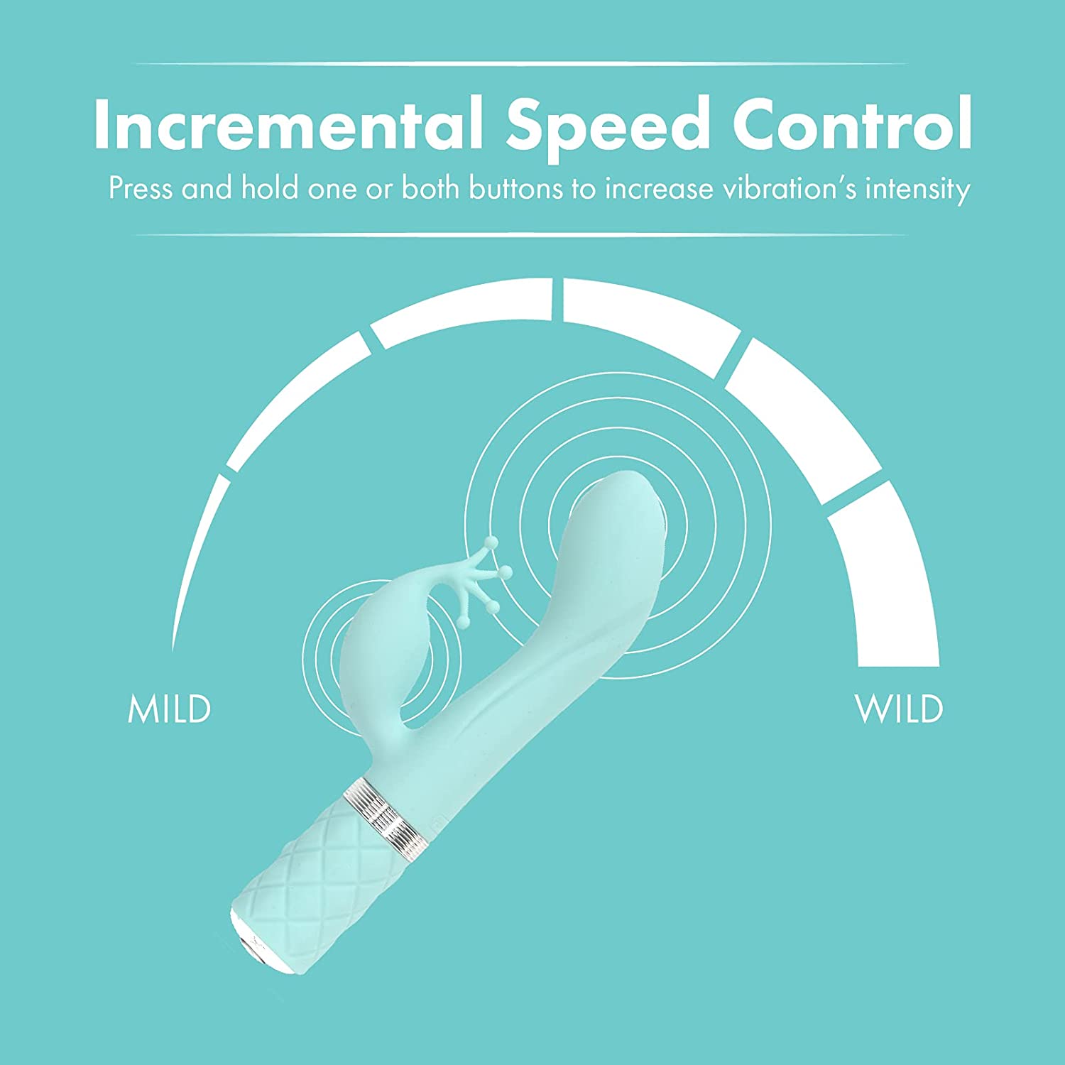 Pillow Talk KINKY Powerful Rechargeable Vibrator with Swarovski Crystal