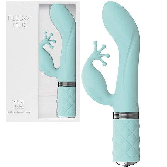 Pillow Talk Kinky Powerful Rechargeable Vibrator with Swarovski Crystal