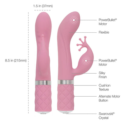 Pillow Talk Kinky Powerful Rechargeable Vibrator with Swarovski Crystal
