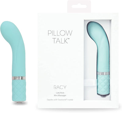 Pillow Talk RACY Powerful Rechargeable Mini G Spot Vibrator with Swarovski Crystal