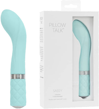 Pillow Talk SASSY Powerful Rechargeable G Spot Vibrator with Swarovski Crystal