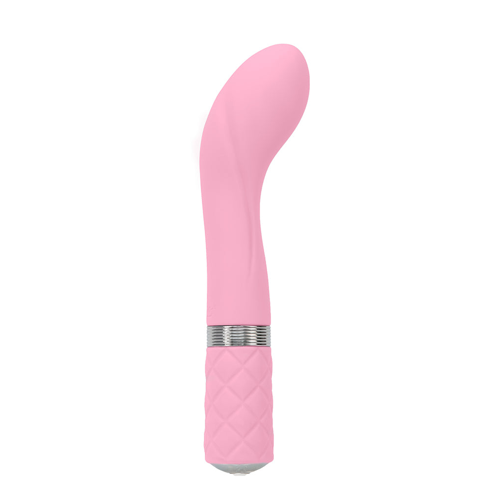 Pillow Talk Sassy Powerful Rechargeable Silicone G Spot Vibrator with Swarovski Crystal