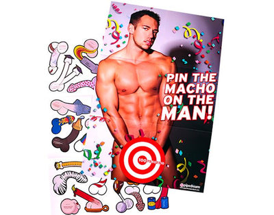 Bachelorette Party Favors Pin The Macho On The Man