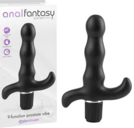Pipedream Anal Fantasy Collection 9 Function Prostate Vibe Anal Vibrator 6.5 inch Black