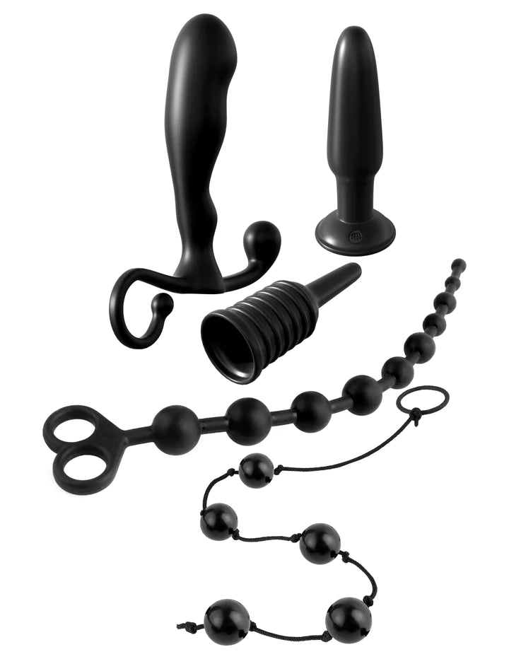 Pipedream Anal Fantasy Collection Beginners Fantasy Anal Training Kit Black