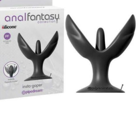 Pipedream Anal Fantasy Collection Insta Gaper Butt Plug Black