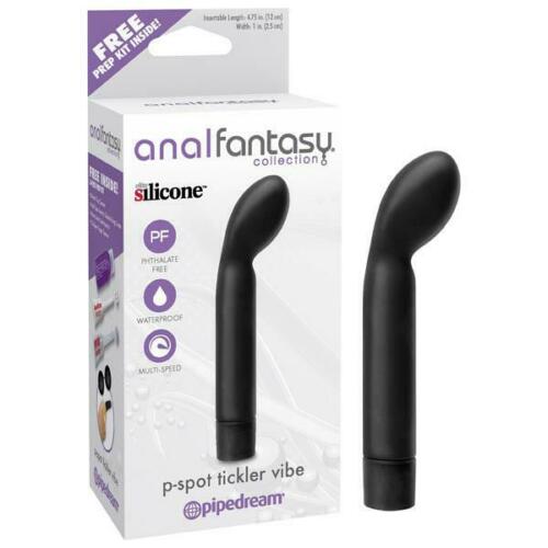 Pipedream Anal Fantasy Collection P Spot Tickler Vibe 5.75 inch Black Prostate Vibrator