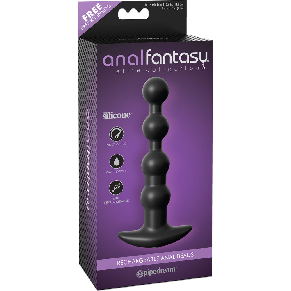 Pipedream Anal Fantasy Elite Collection Rechargeable Silicone Anal Beads