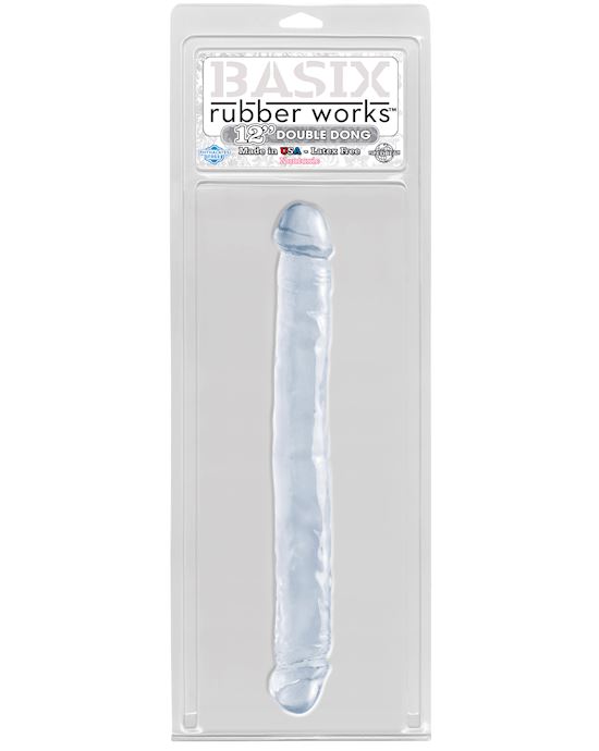 Pipedream Basix Rubber Works Double Dildo 12 inch