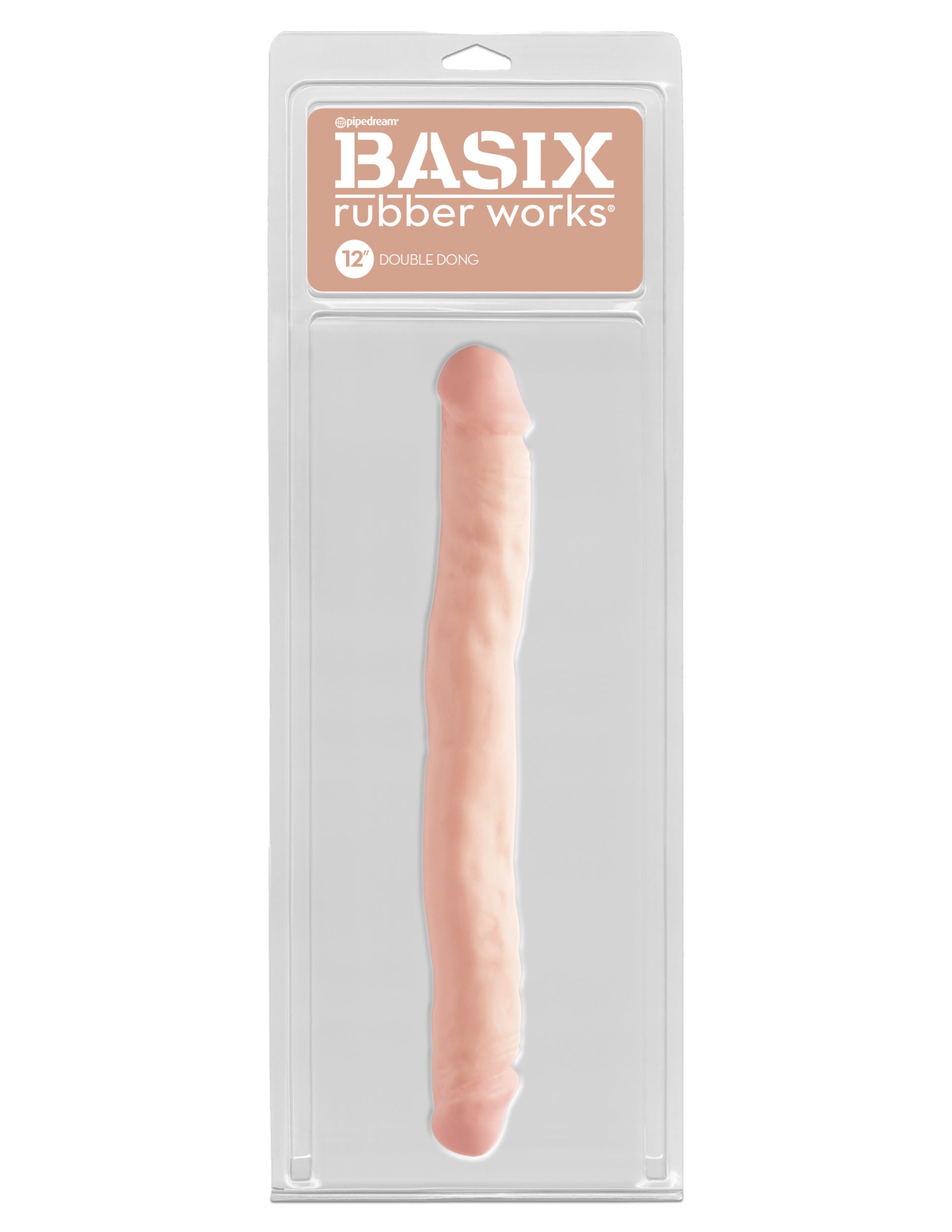 Pipedream Basix Rubber Works Double Dildo 12 inch