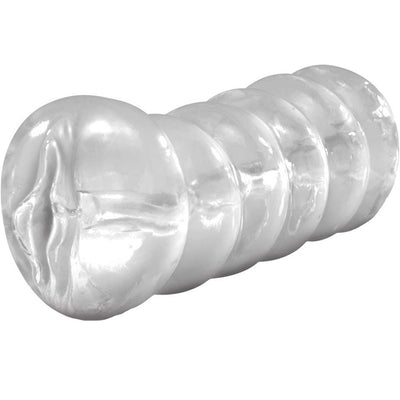 Pipedream Extreme Toyz Clear Leader Snatch Pocket Pussy Male Masturbator 5.5 inch