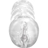 Pipedream Extreme Toyz Clear Leader Snatch Pocket Pussy Male Masturbator 5.5 inch