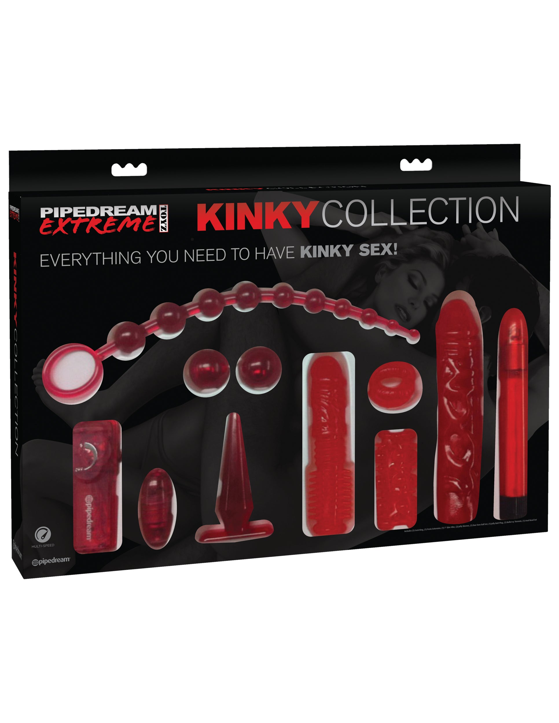 Pipedream Extreme Toyz Kinky Collection 9 Piece Sex Toy Kit Red - Adult  Superstores Rockdale